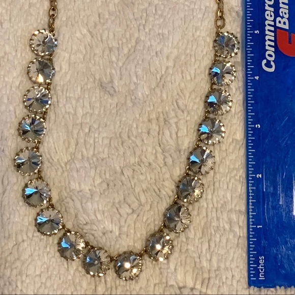 Gold/Crystal Colored Necklace - Picture 3 of 3